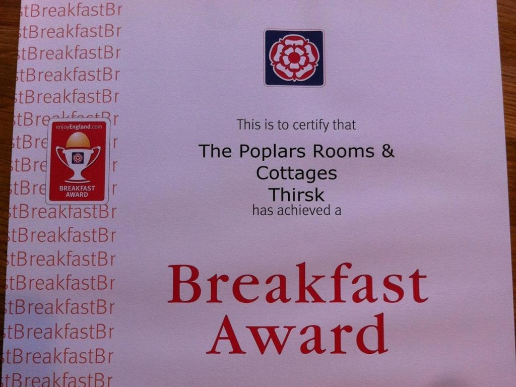 The Poplars Rooms & Cottages Thirsk Exteriör bild